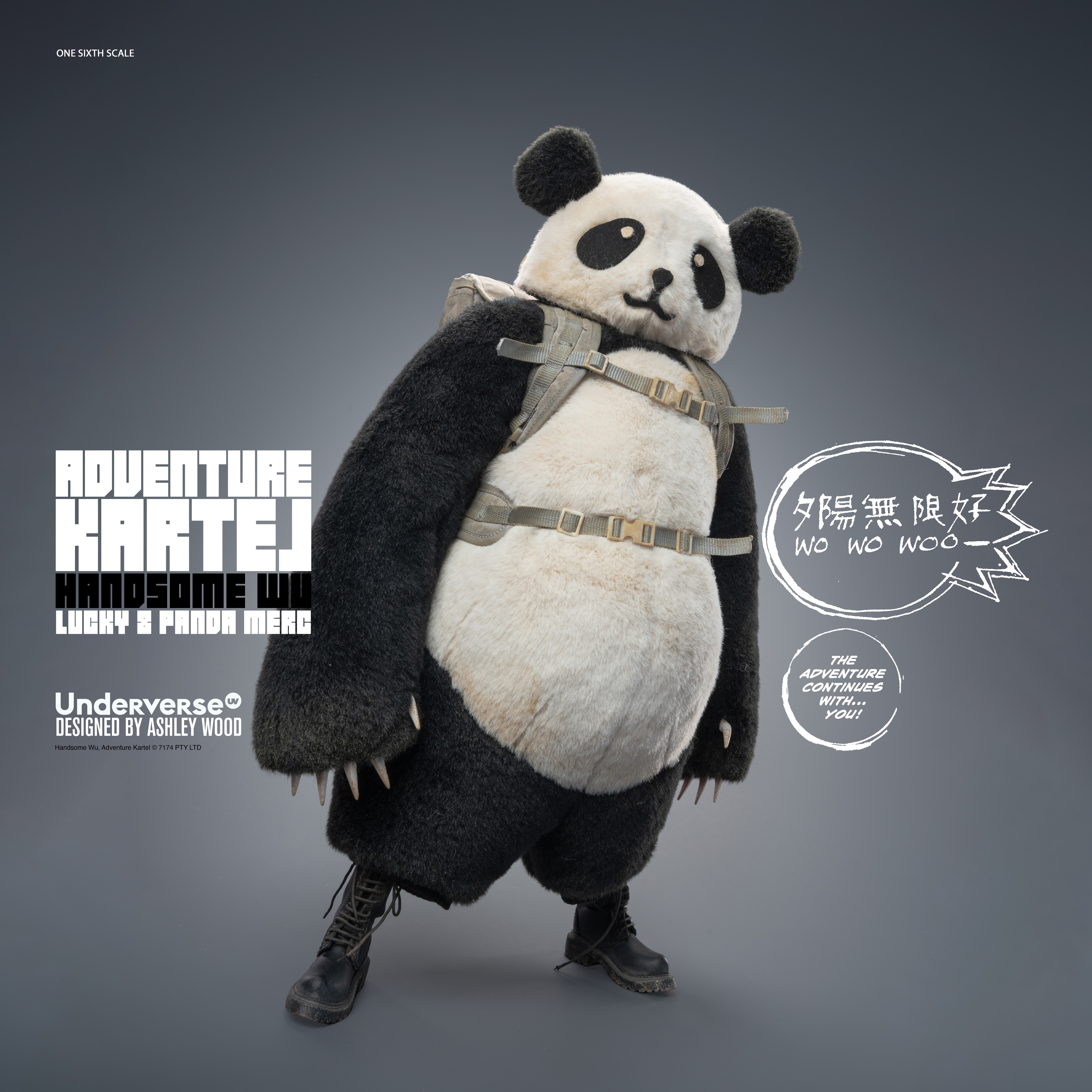 (預訂) Underverse UV202514 1/6 DIRTY BOI PANDA HANDSOME WU