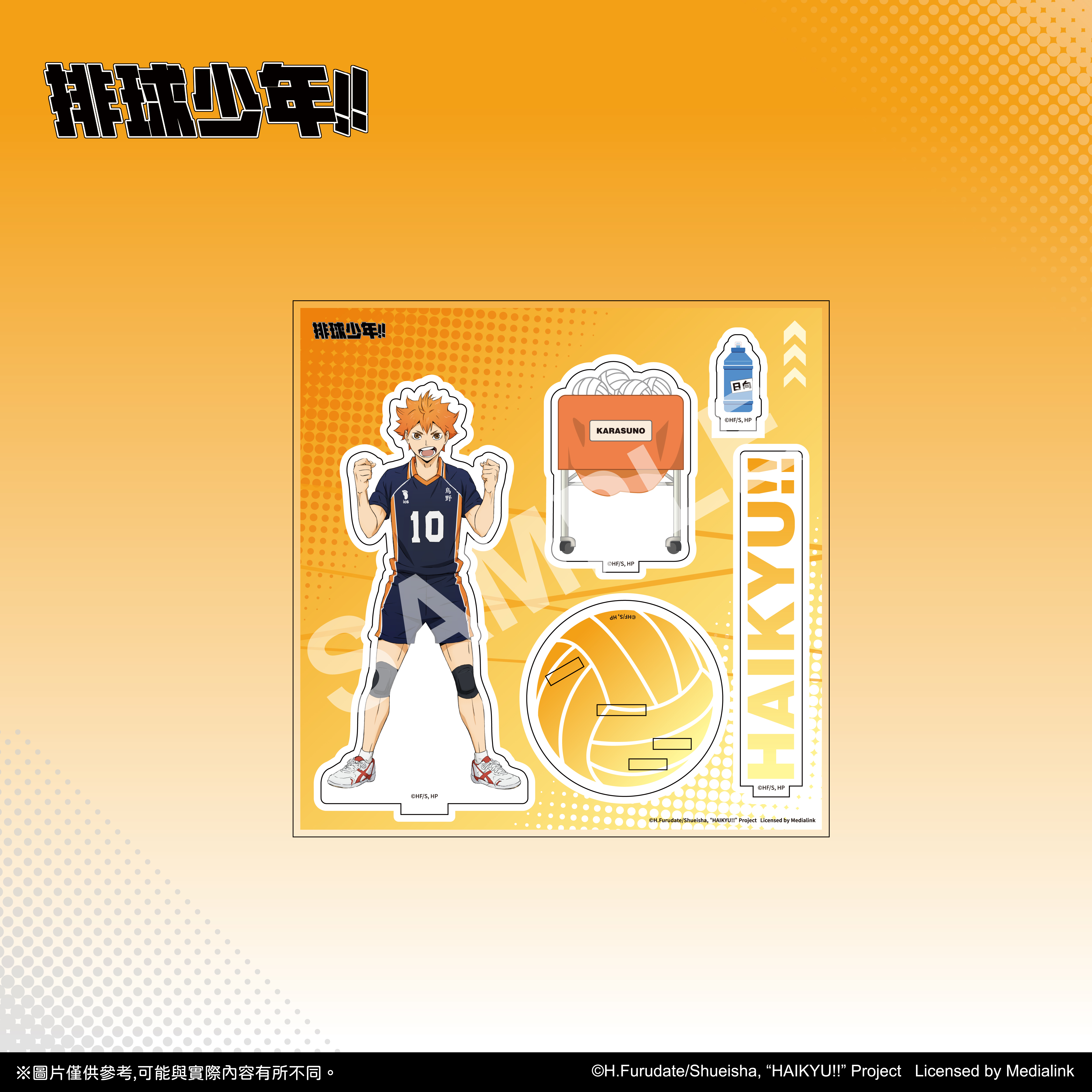 【預購】排球少年!!-全身壓克力立牌-日向