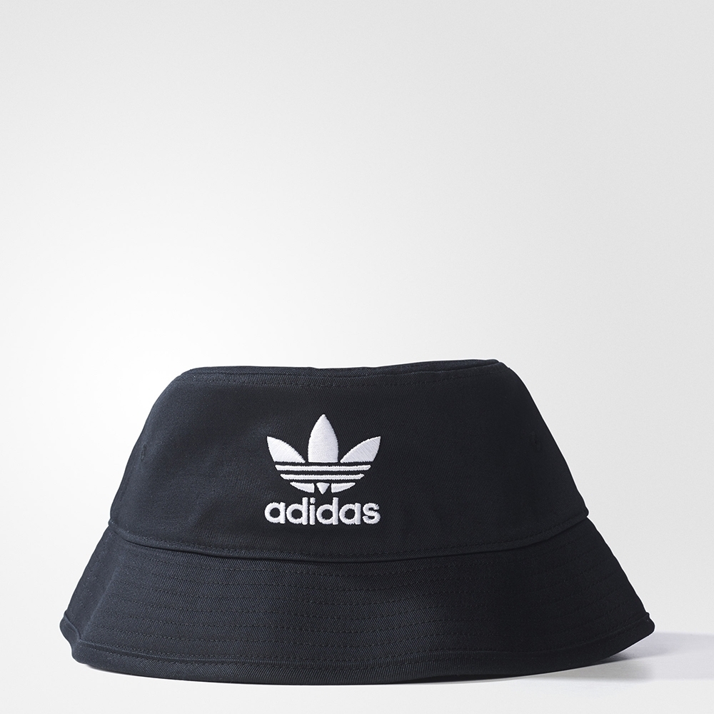 【逢甲 FUZZY】Adidas Adicolor Bucket Hat 漁夫帽 刺繡 復古 遮陽 黑白 AJ8995