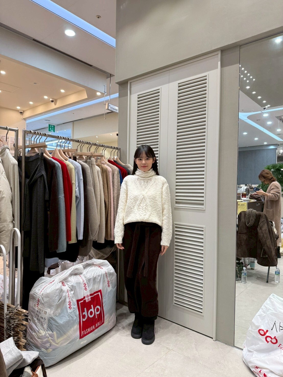 MU5343 羊毛絞花針織高領毛衣