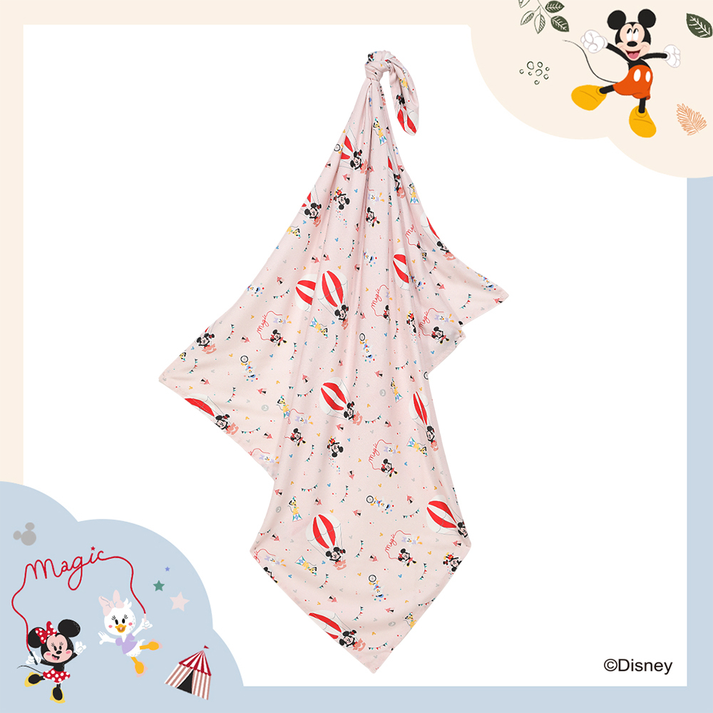 La Millou波蘭 竹纖涼感巾｜抗菌包巾｜馬戲團篇(Q版粉底)