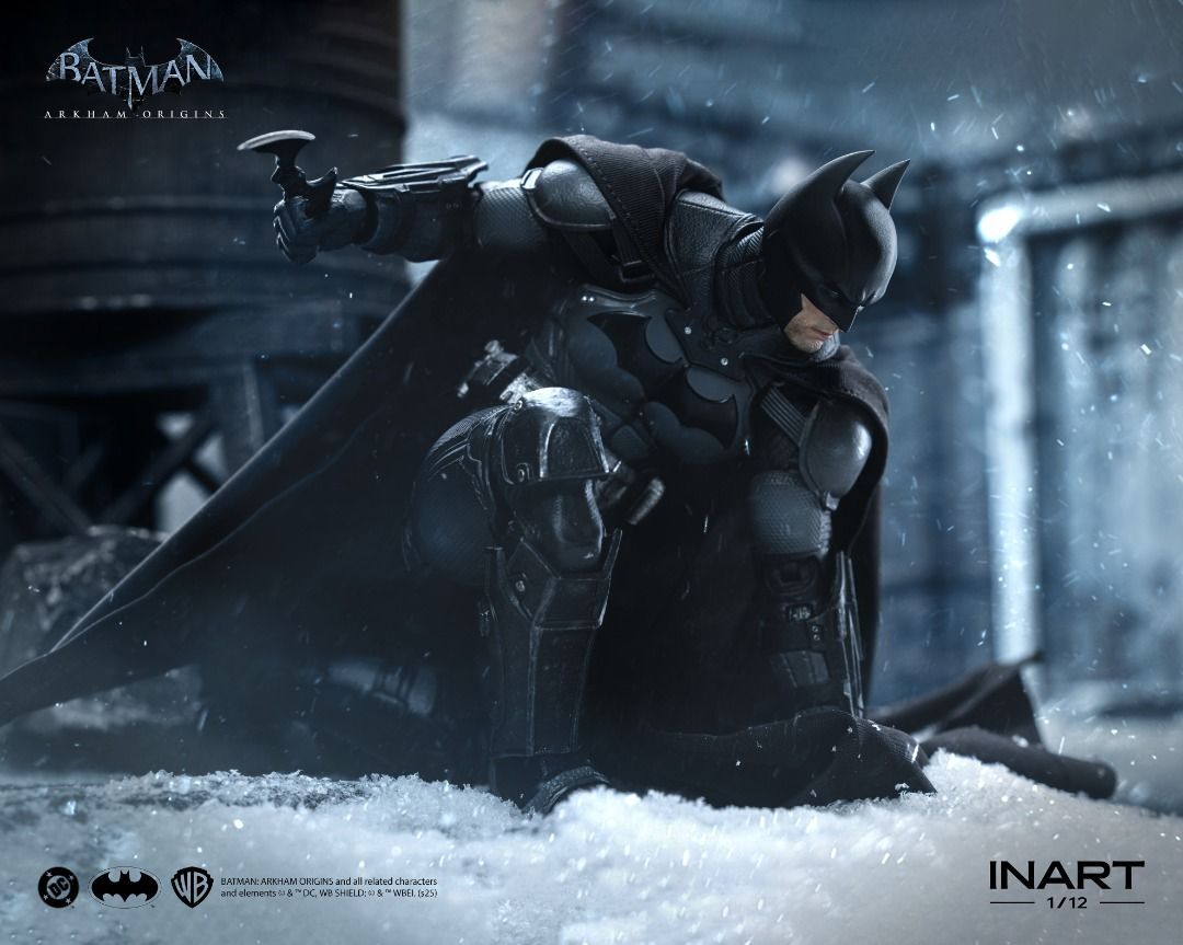 INART Batman Arkham Origins 1/12 蝙蝠俠：阿卡漢起源可動人偶 Action Figure