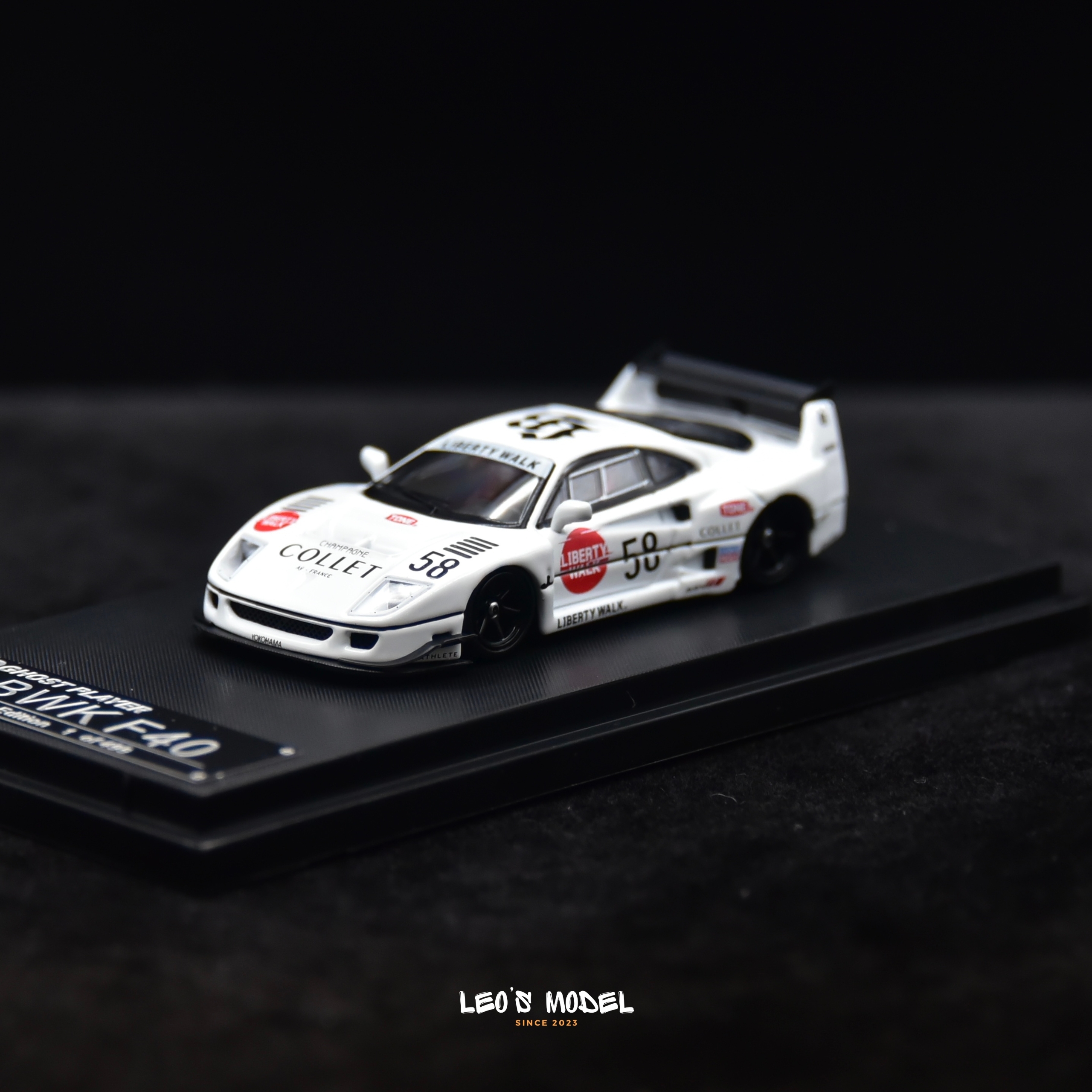 1/64 LBWK F40 White #58 Livery