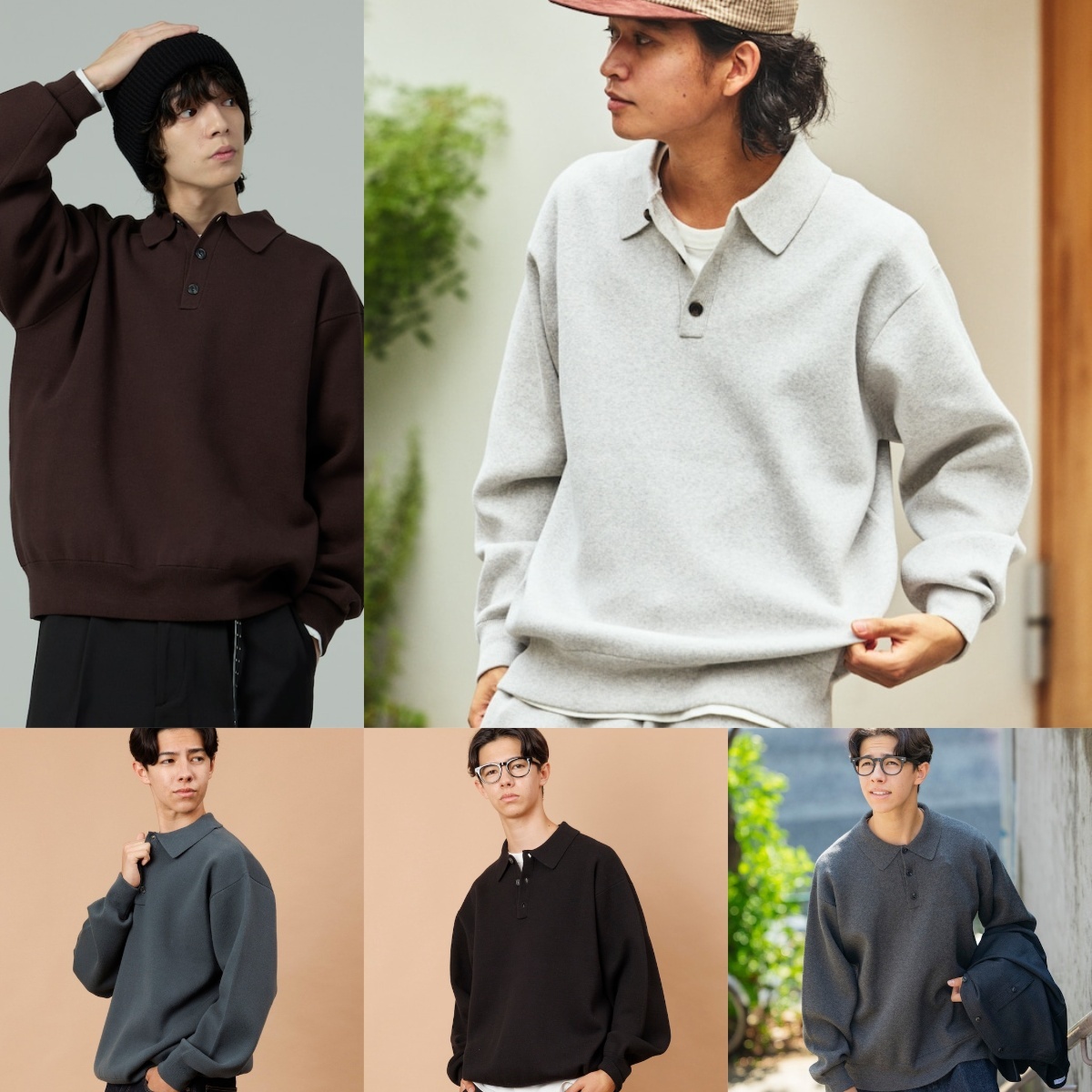 限時折扣預購┃FREAK'S STORE 長袖polo領針織衫
