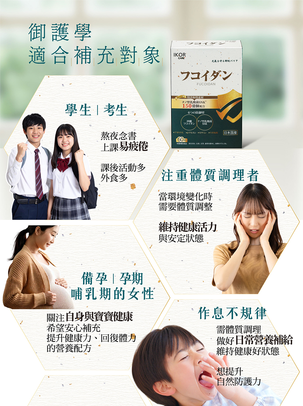 IKOR 衛護學 褐藻醣膠 SNK益菌 說明圖 8