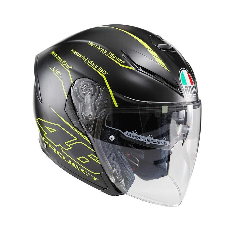 AGV K5 JET  Project 46 3.0 選手彩繪 3/4帽款