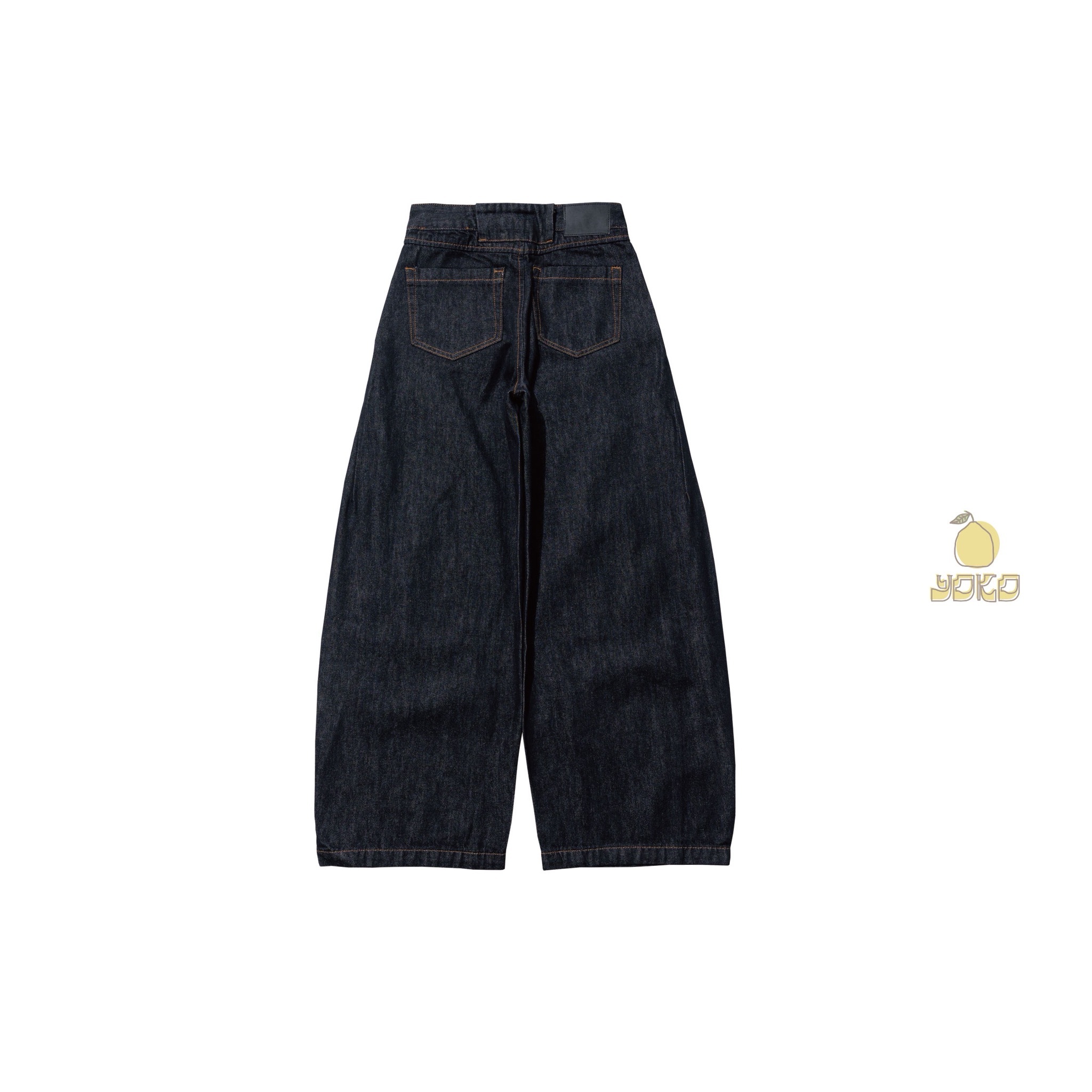 YOKO 25FW 素面彎刀褲