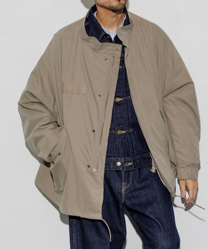 限時折扣預購┃FREAK'S STORE 內裡 絎縫 可拆式 短版 寬鬆 M-65 大衣 外套