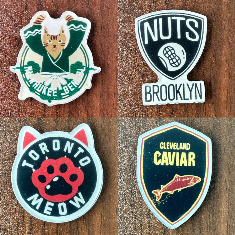 Recreated NBA Team Logo 磁石 [預售]