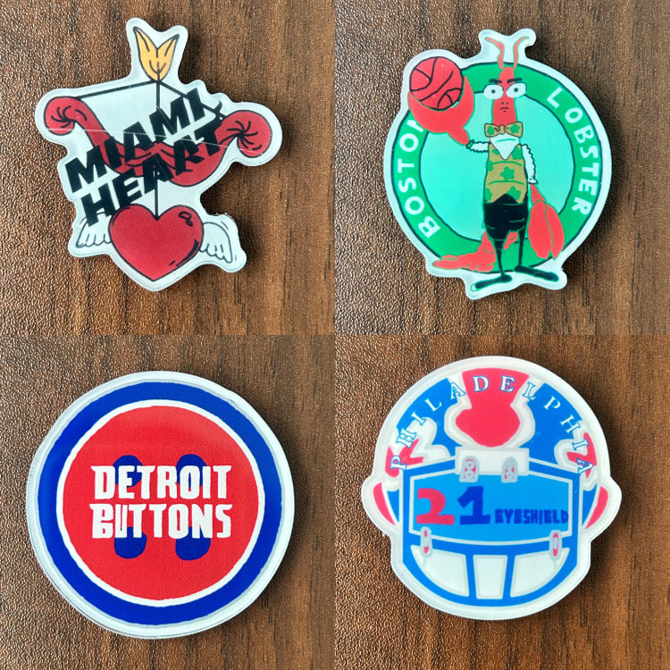 Recreated NBA Team Logo 磁石 [預售]