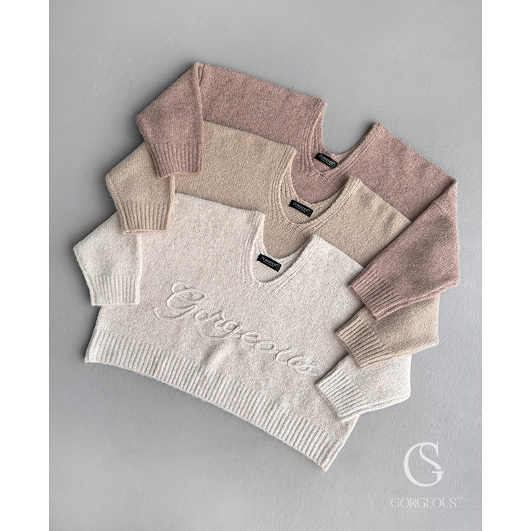 X13 「羊絨棉花糖gorgeous.毛衣(短版)」