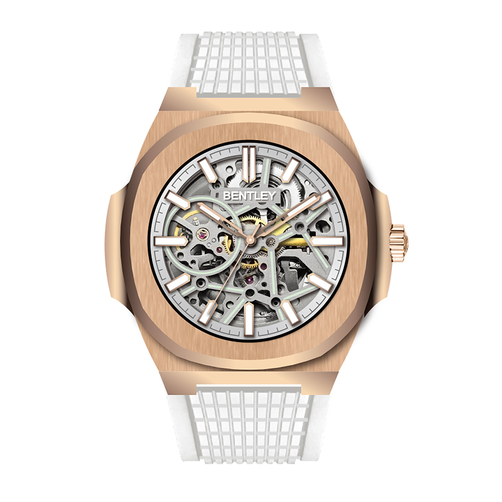 【BENTLEY賓利】THE MARQUESS侯爵系列 鏤空 寶石軸承 夜光 機械 手錶