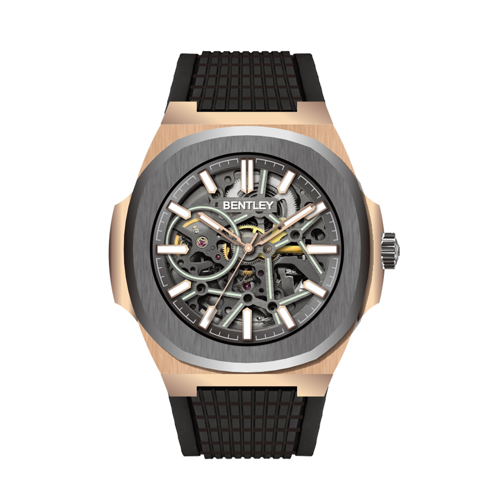 【BENTLEY賓利】THE MARQUESS侯爵系列 鏤空 寶石軸承 夜光 機械 手錶