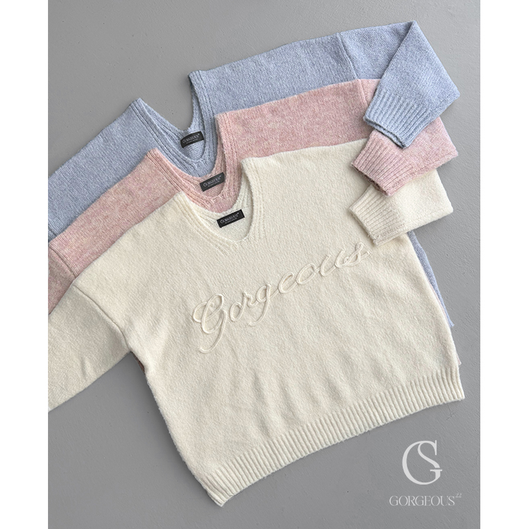 X12 「羊絨棉花糖gorgeous.毛衣(長版)」