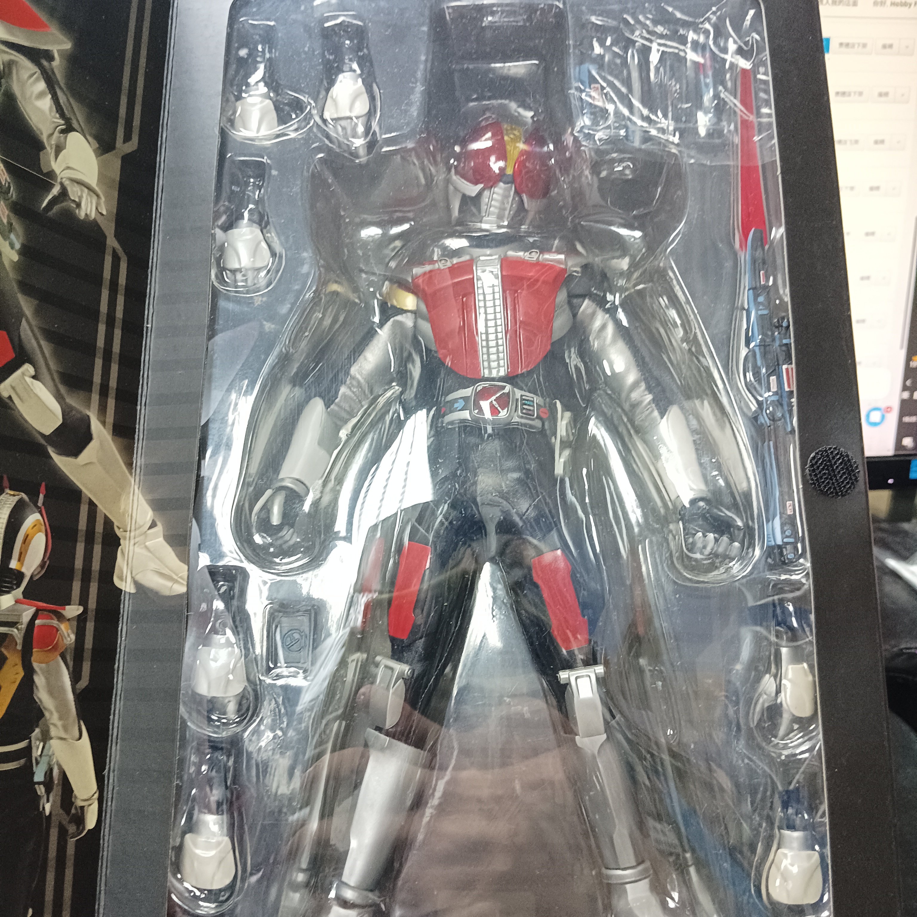 寄賣-幪面超人-RAH Den-O Sword Form  斷角已修復 皮套換過