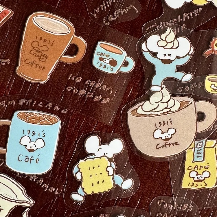 1991w2992｜Café PET膠帶