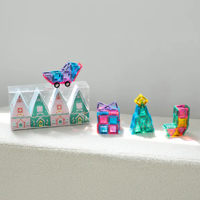 【樂森藥局】MNTL 繽紛聖誕村 盲盒套組 (全4款) 磁力積木
