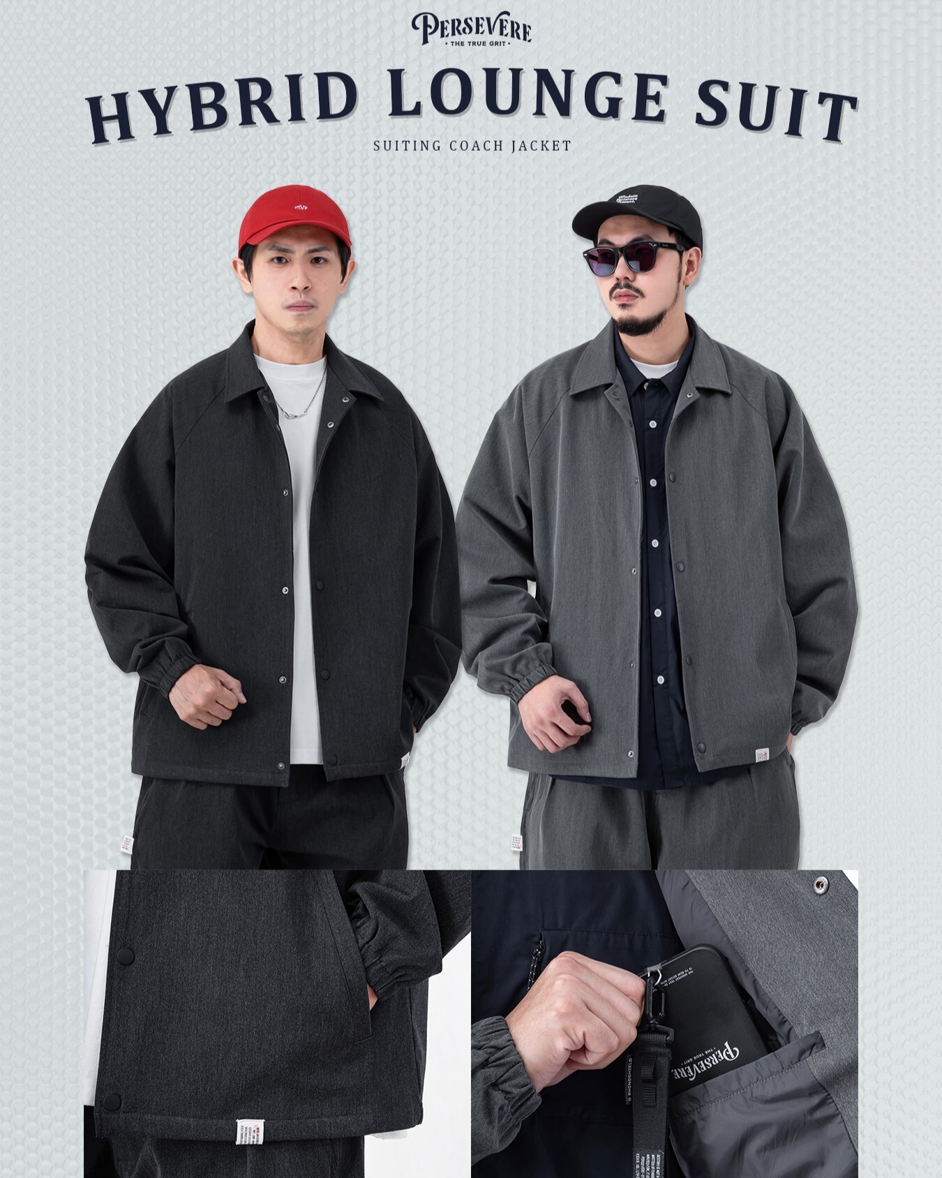 Persevere PSVR Suiting Coach Jacket 夾克 外套 兩色