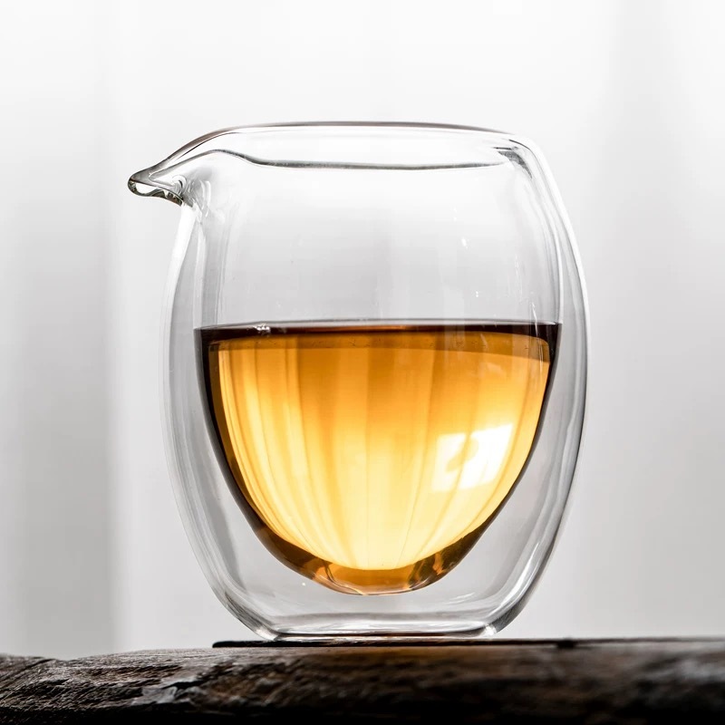 玻璃雙層茶海200ml