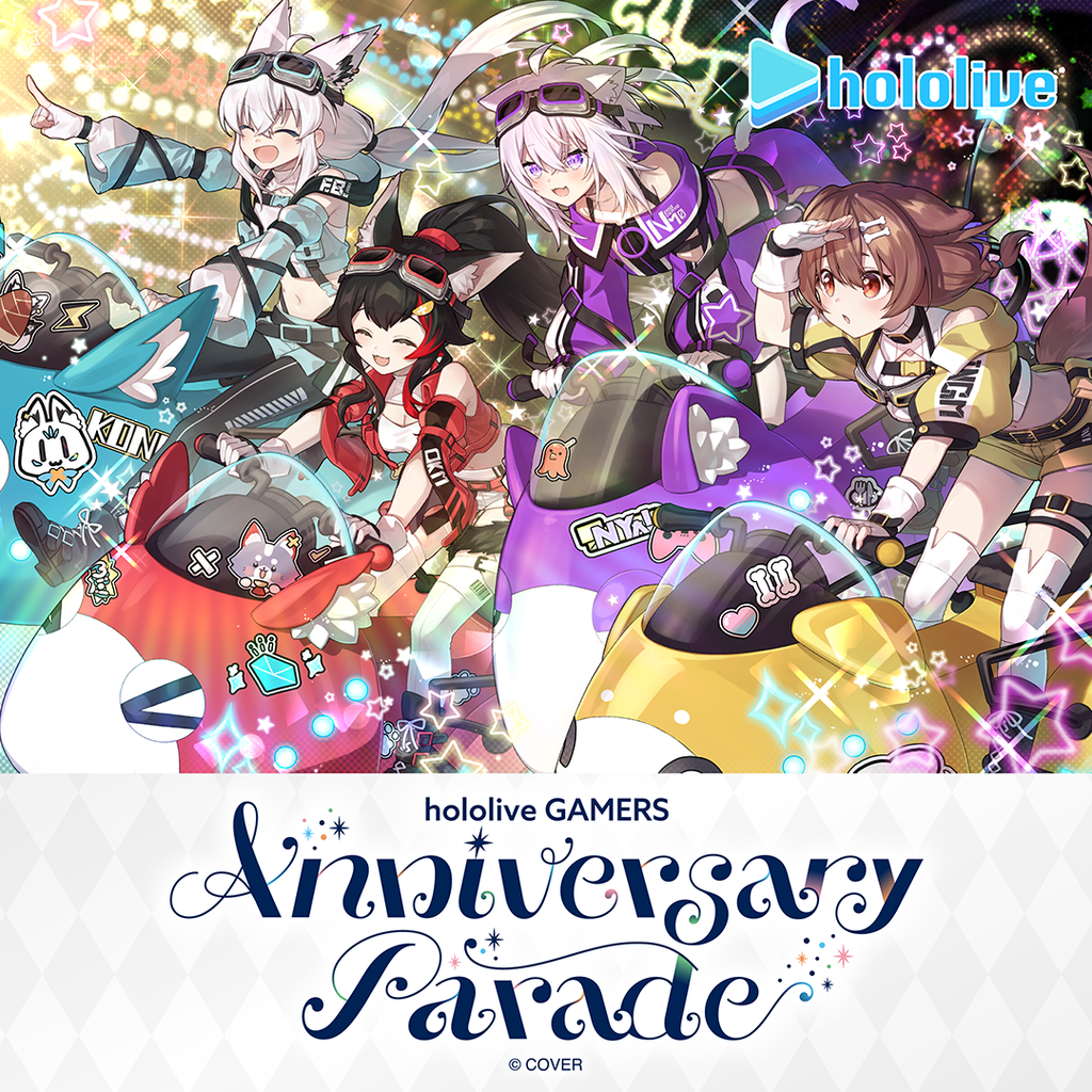 「官品代購」hololive GAMERS Anniversary Parade 🌽🌲🍙🥐 (白上フブキ/大神ミオ/猫又おかゆ/戌神ころね)