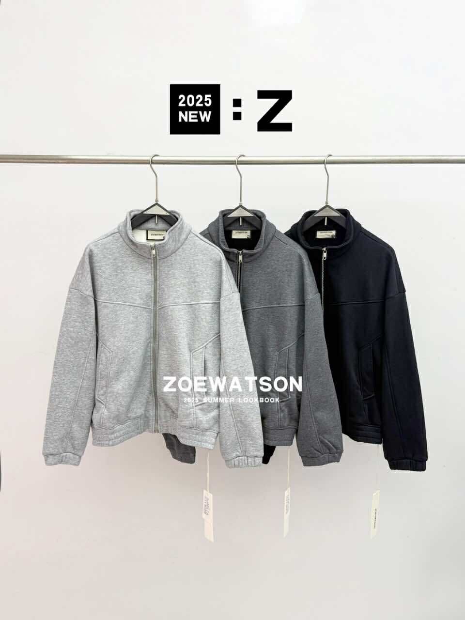 (GOAL) Z6150 立領拉鍊解構刷毛外套 zoewatson