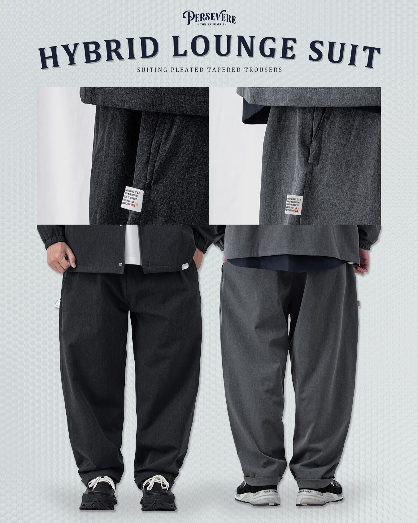 Persevere PSVR Tapered Trousers 錐形 西裝 長褲 兩色