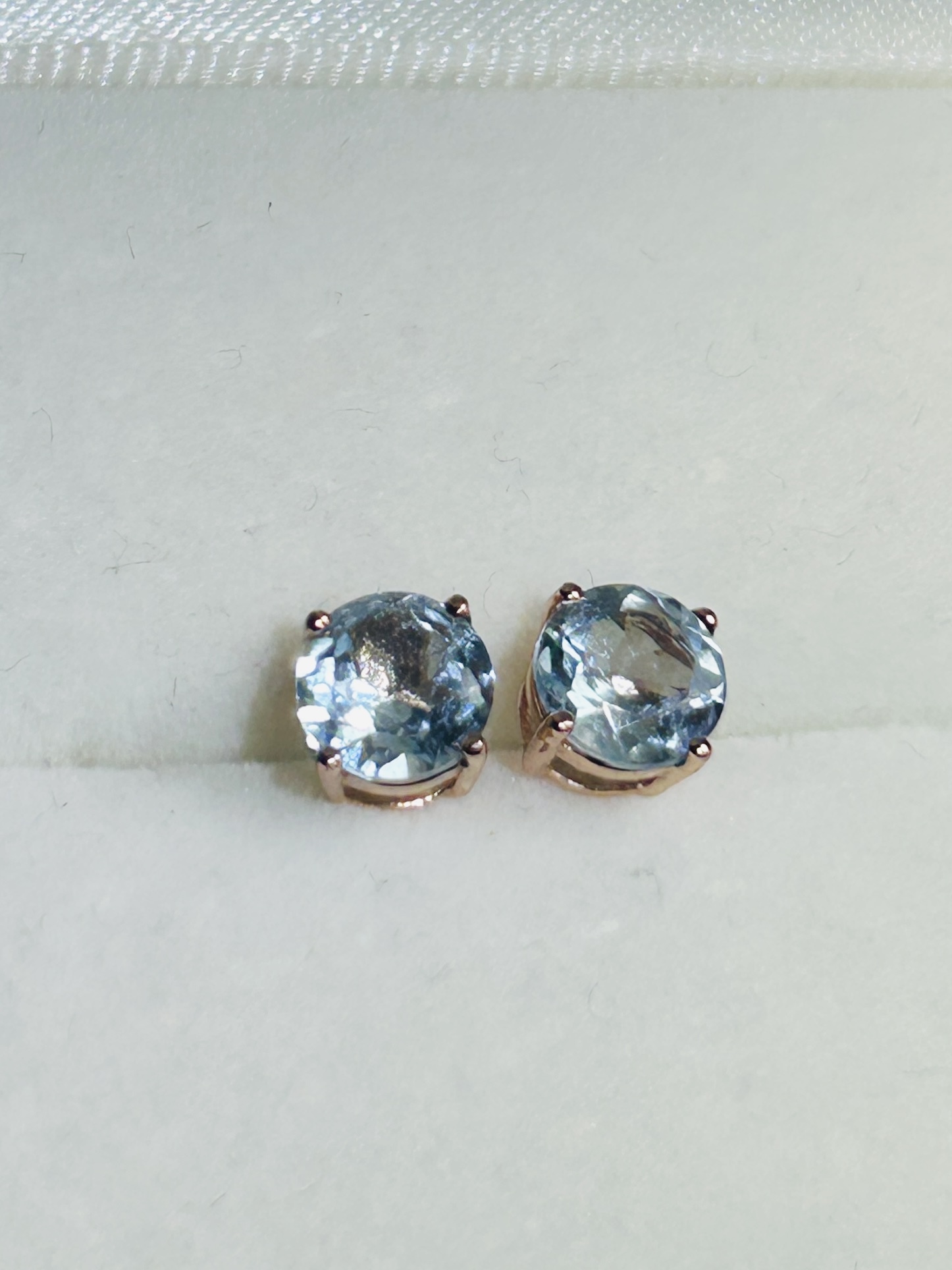 托帕石戒指➕耳釘