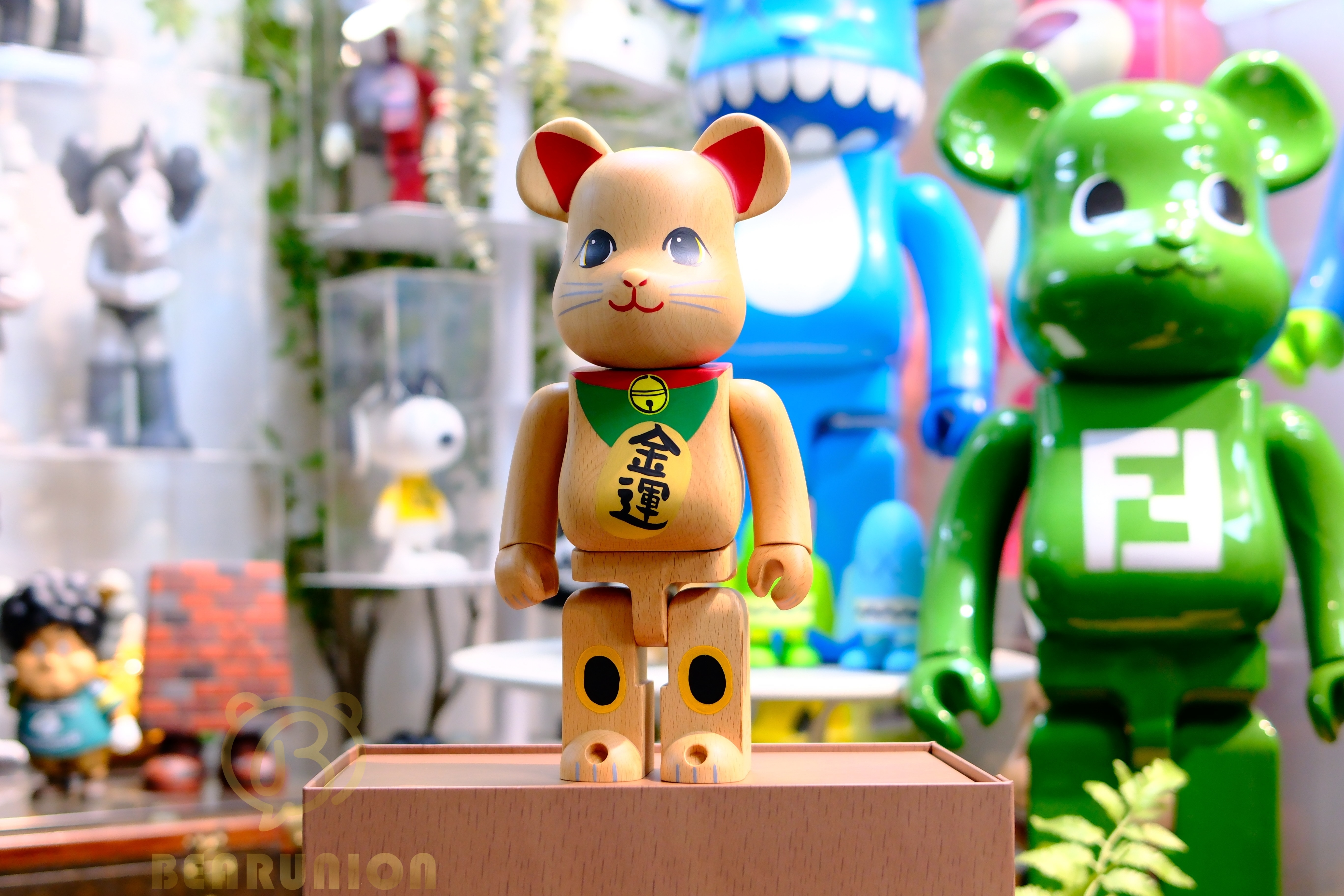 🥇現貨🥇Bearbrick 400% カリモク招き猫 弍