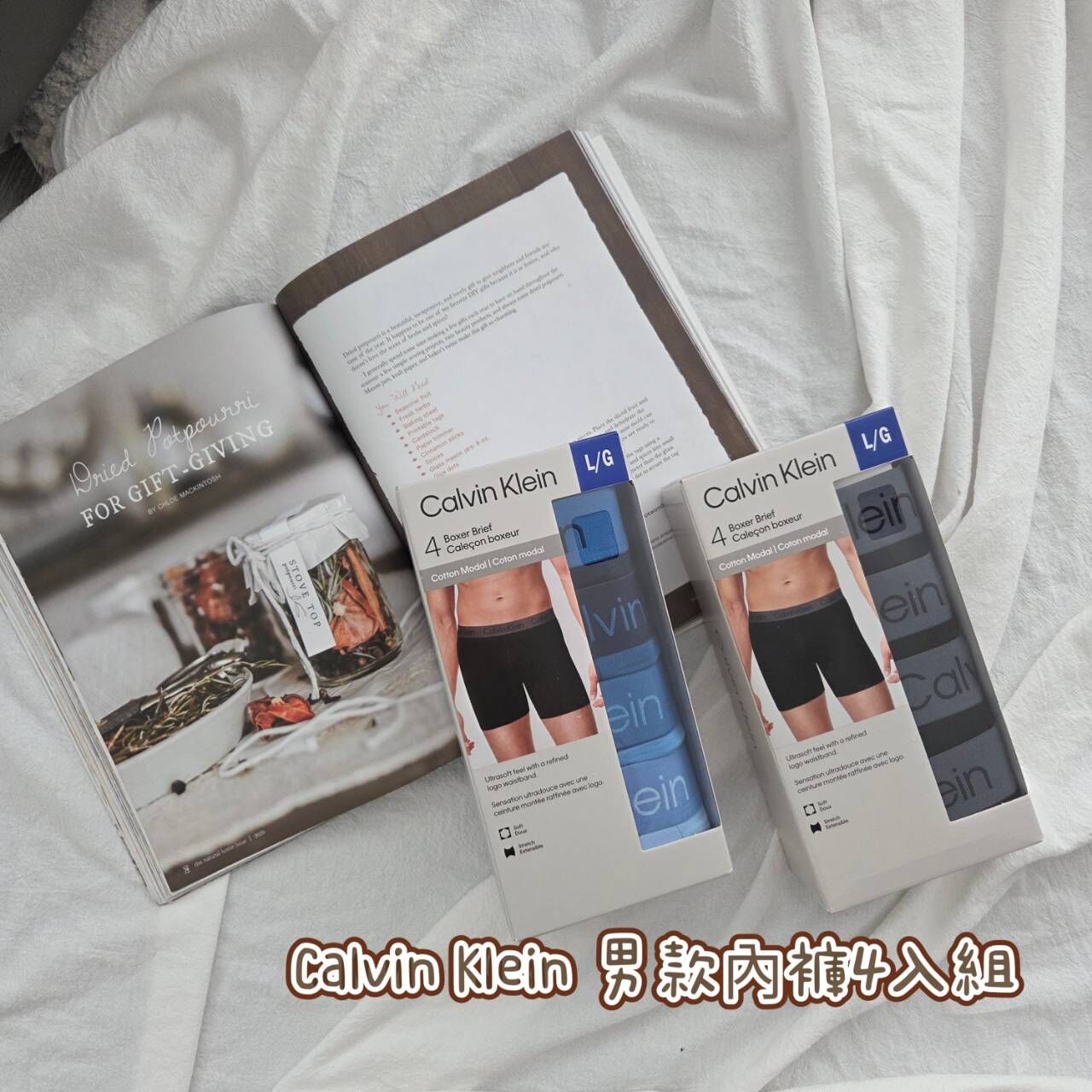 Calvin Klein Cotton Modal 男士 內褲 四入組 兩色