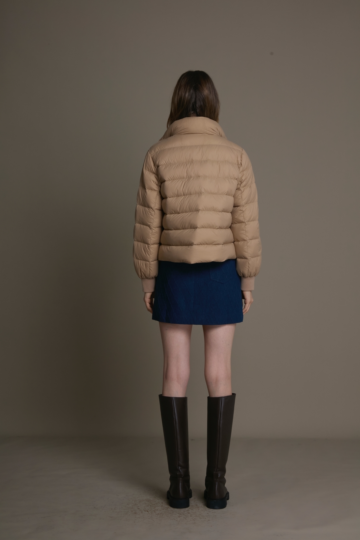 雙層可拆式羽絨 x 機能風衣混構外套