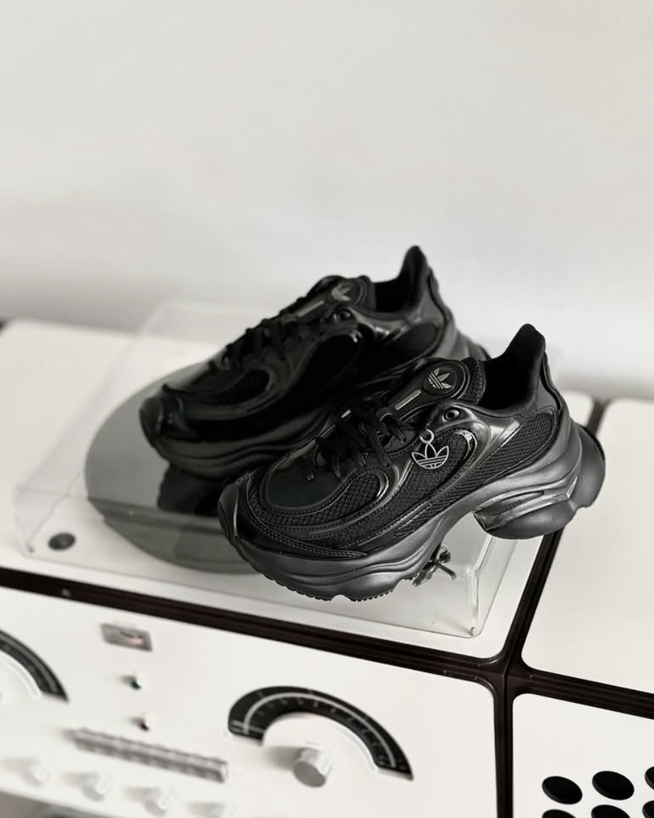 Adidas Originals Ozvenuz 增高 復古 厚底 老爹鞋 黑色