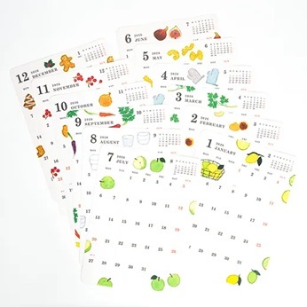 日本Greeting Life．2026月計畫手帳貼紙 米津佑介 A6/B6/A5