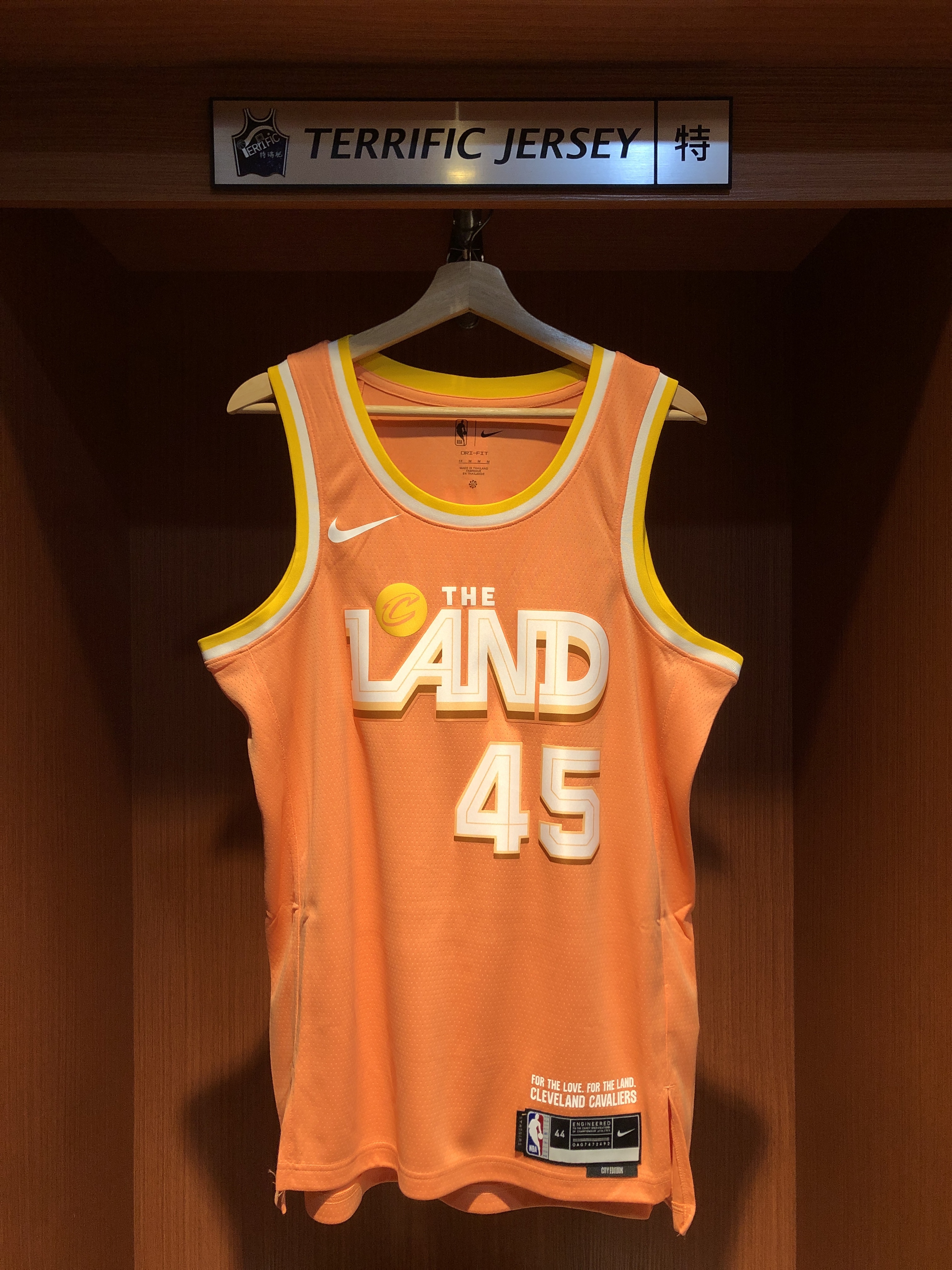 NBA球衣 Donovan Mitchell 克里夫蘭騎士城市 橘 25-26 City Nike Swingman 球迷版 熱轉印 全新