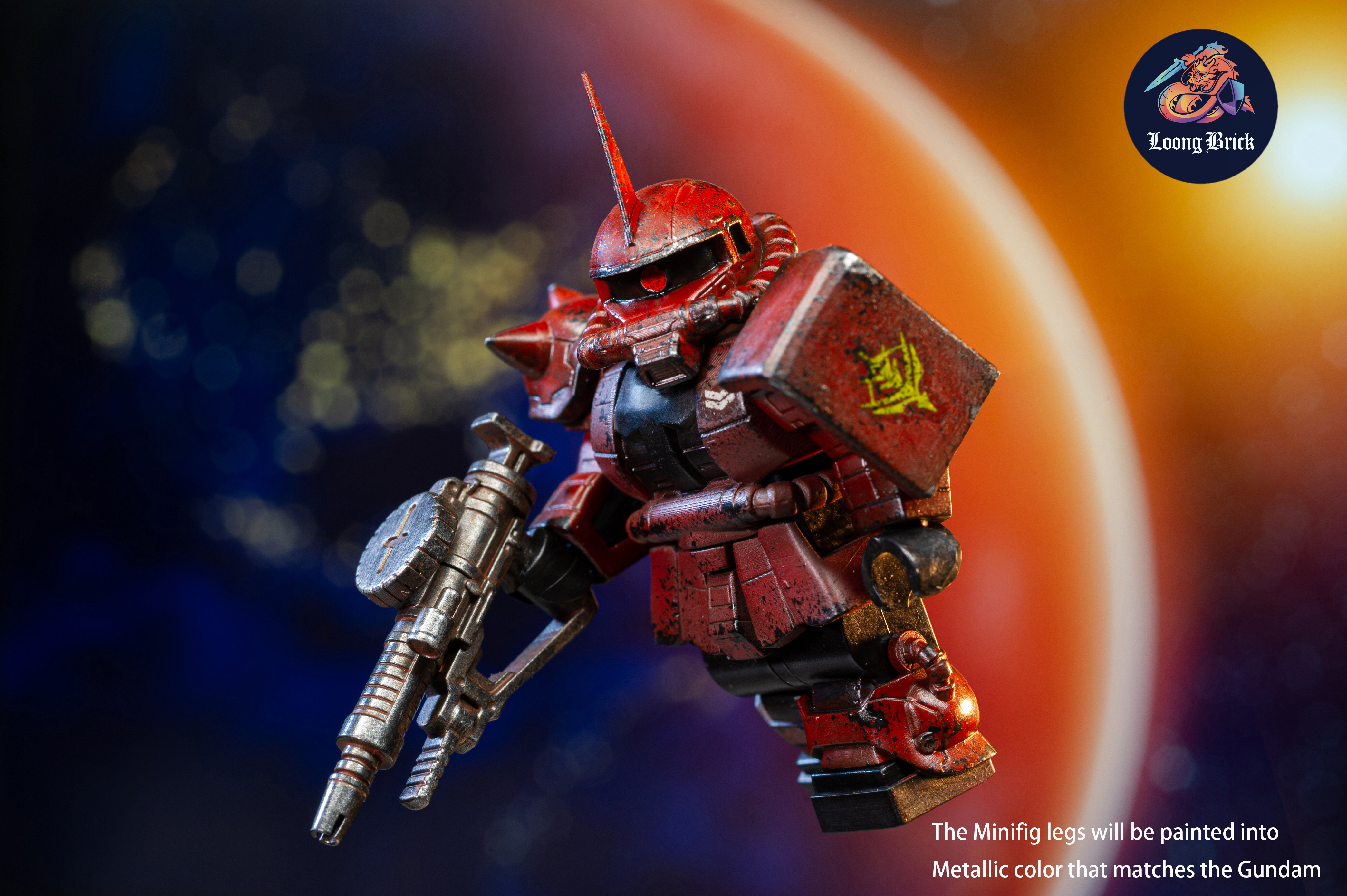 【預訂】【Loong Brick】紅色彗星