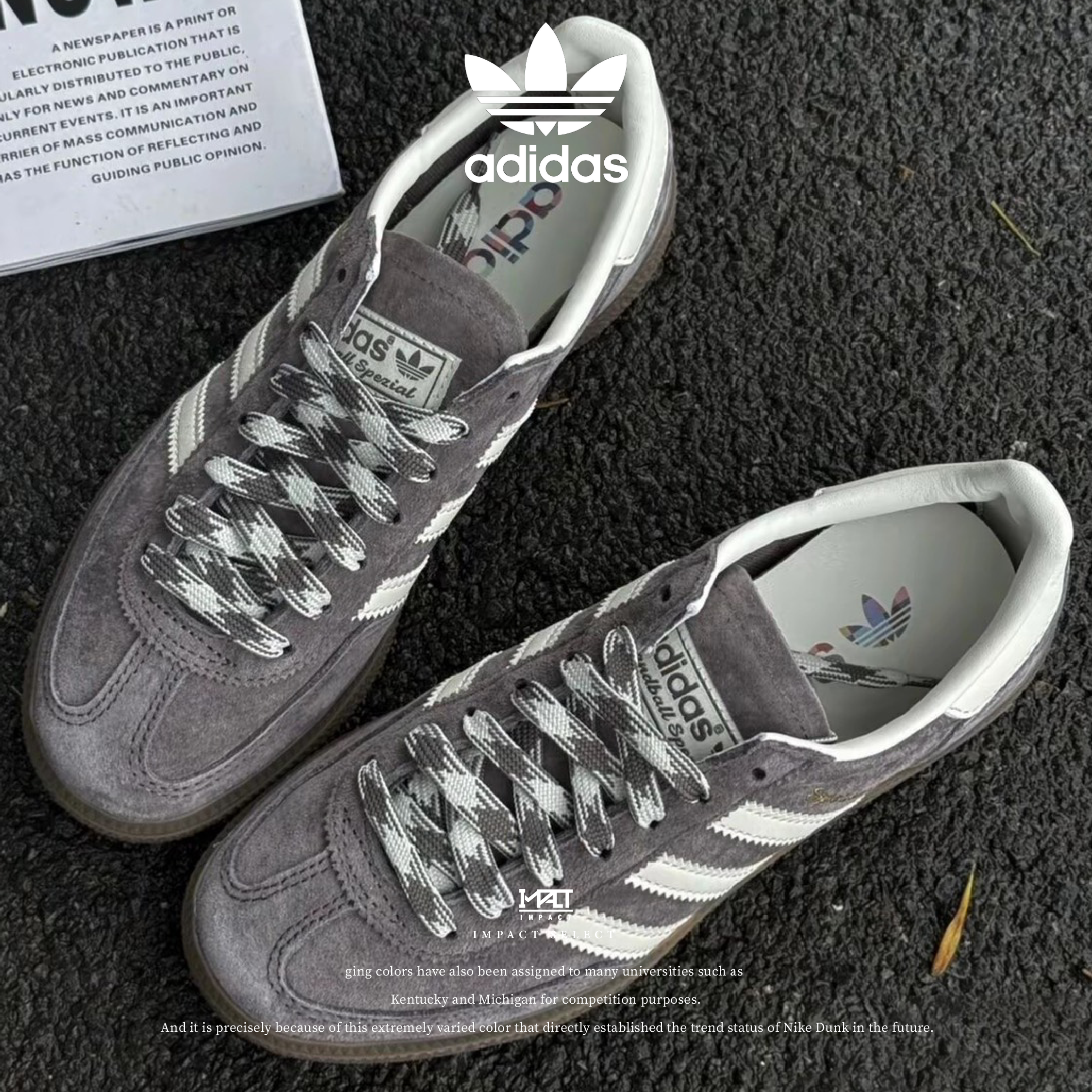 adidas Samba 麂皮 霧灰 煙灰 復古 德訓鞋 KJ6303