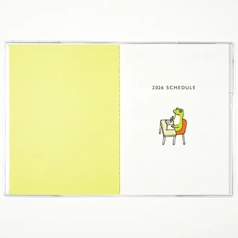 日本Greeting Life．かえるの時間 2026月計畫手帳A6 CD-1382-MK