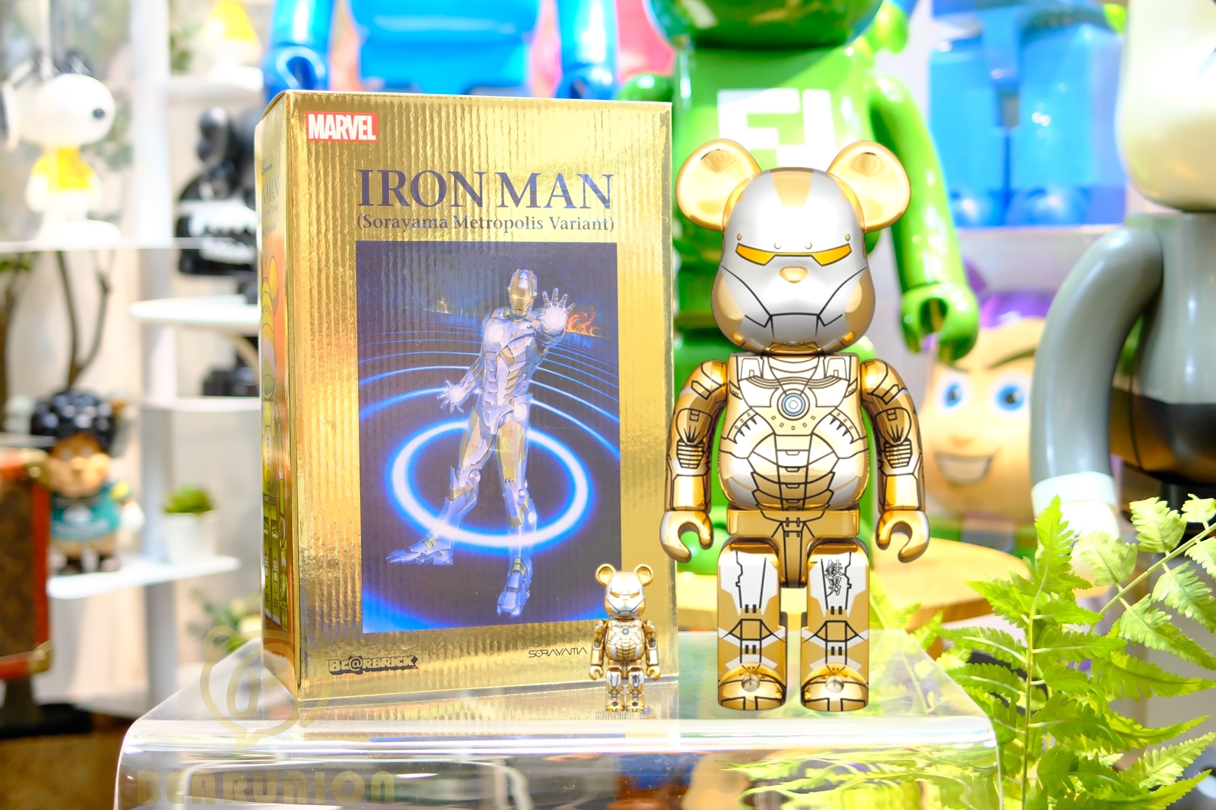 🥇現貨🥇Bearbrick 400% 100% SORAYAMA IRONMAN