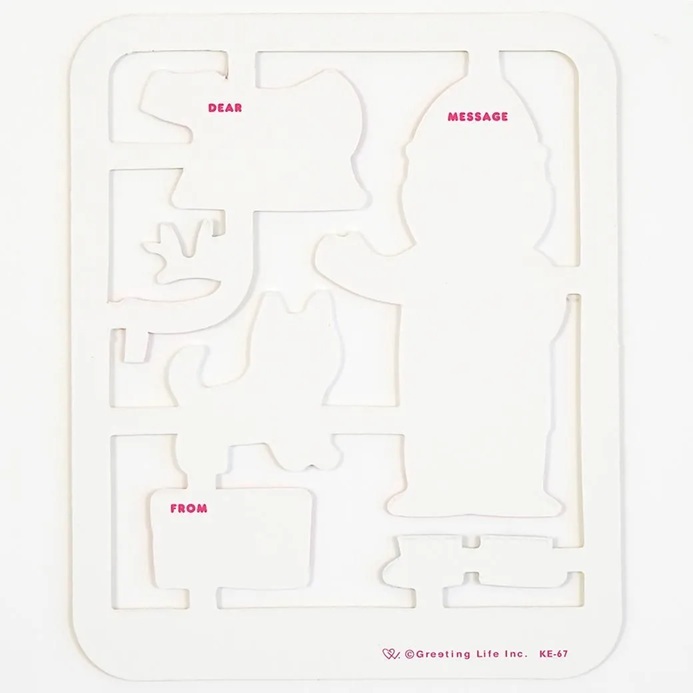 日本Greeting Life．聖誕老人模型片 造型聖誕卡片 KE-67