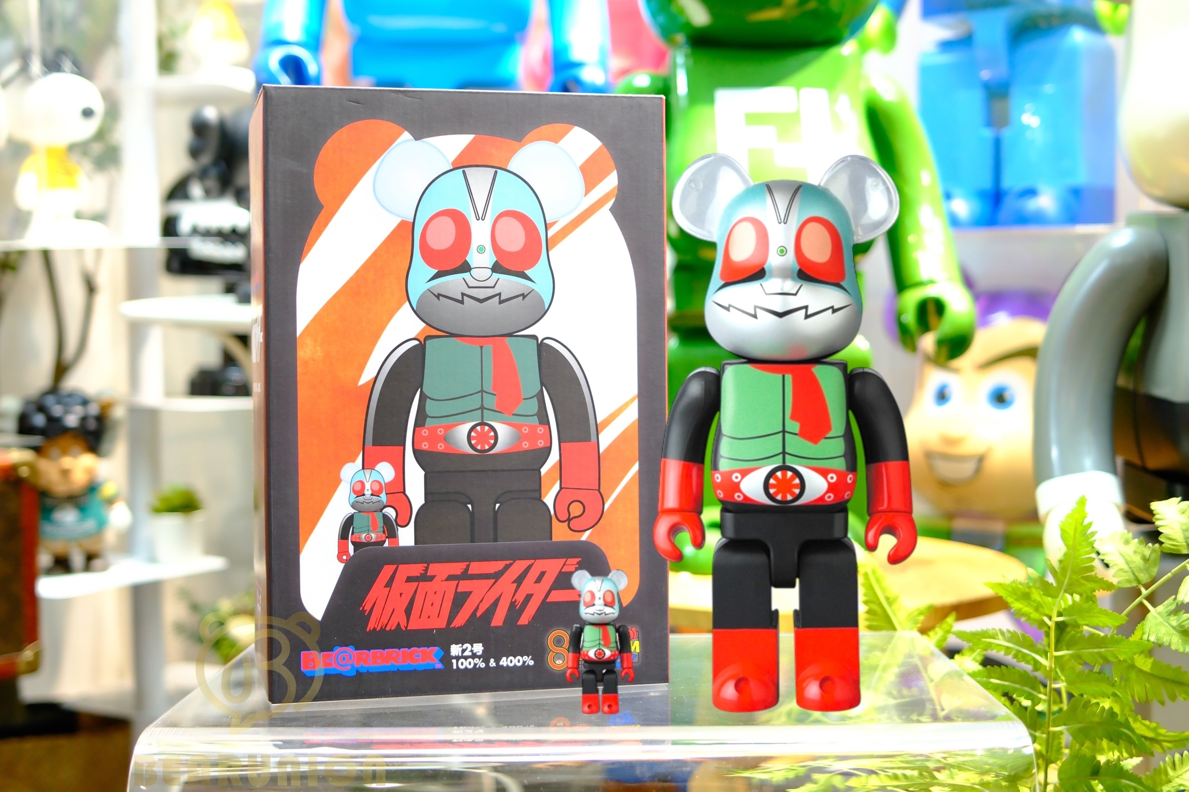 🥇現貨🥇BEARBRICK 400% 100% 仮面 新2号