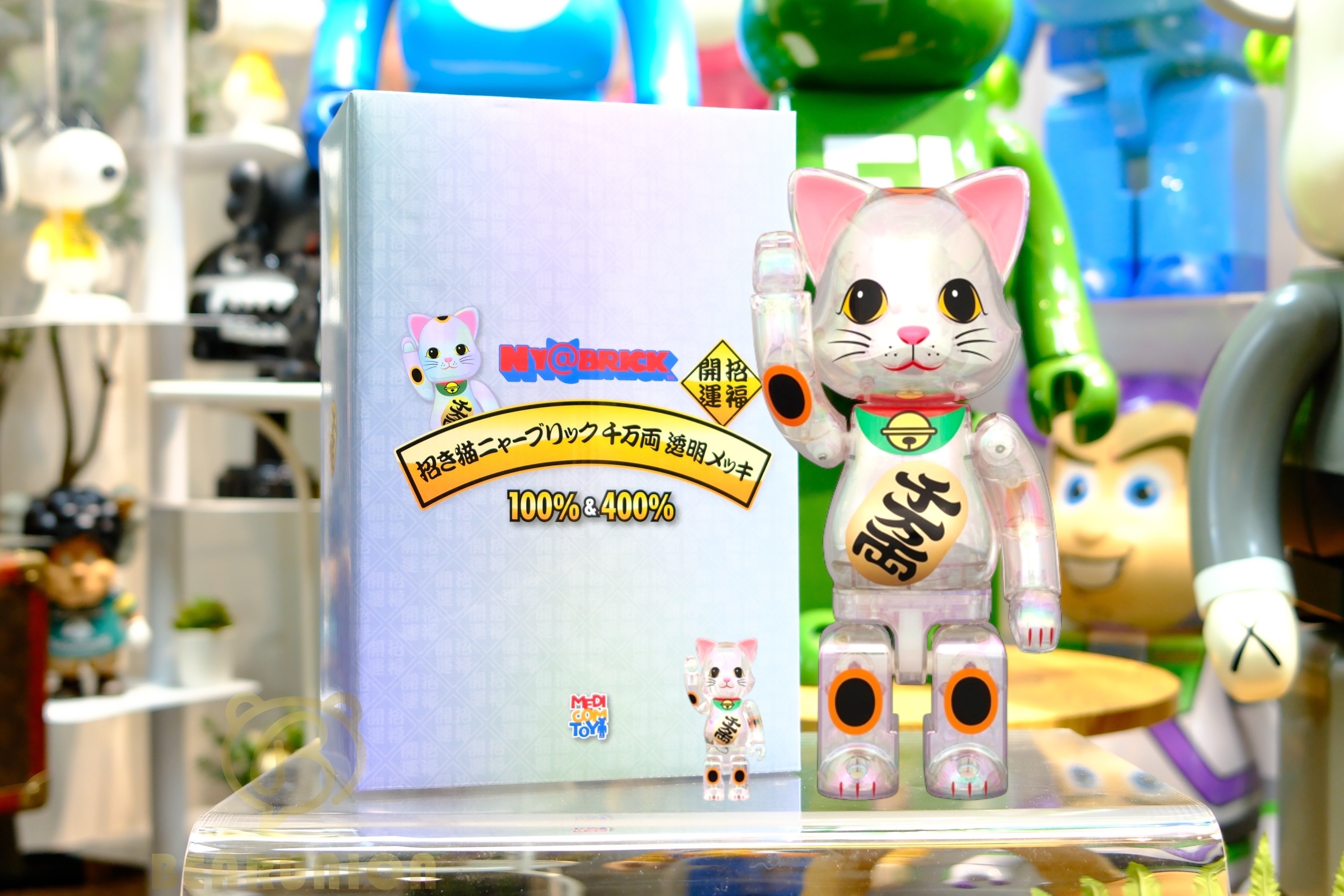 🥇現貨🥇NY@BRICK 招き猫 千万両透明メッキ