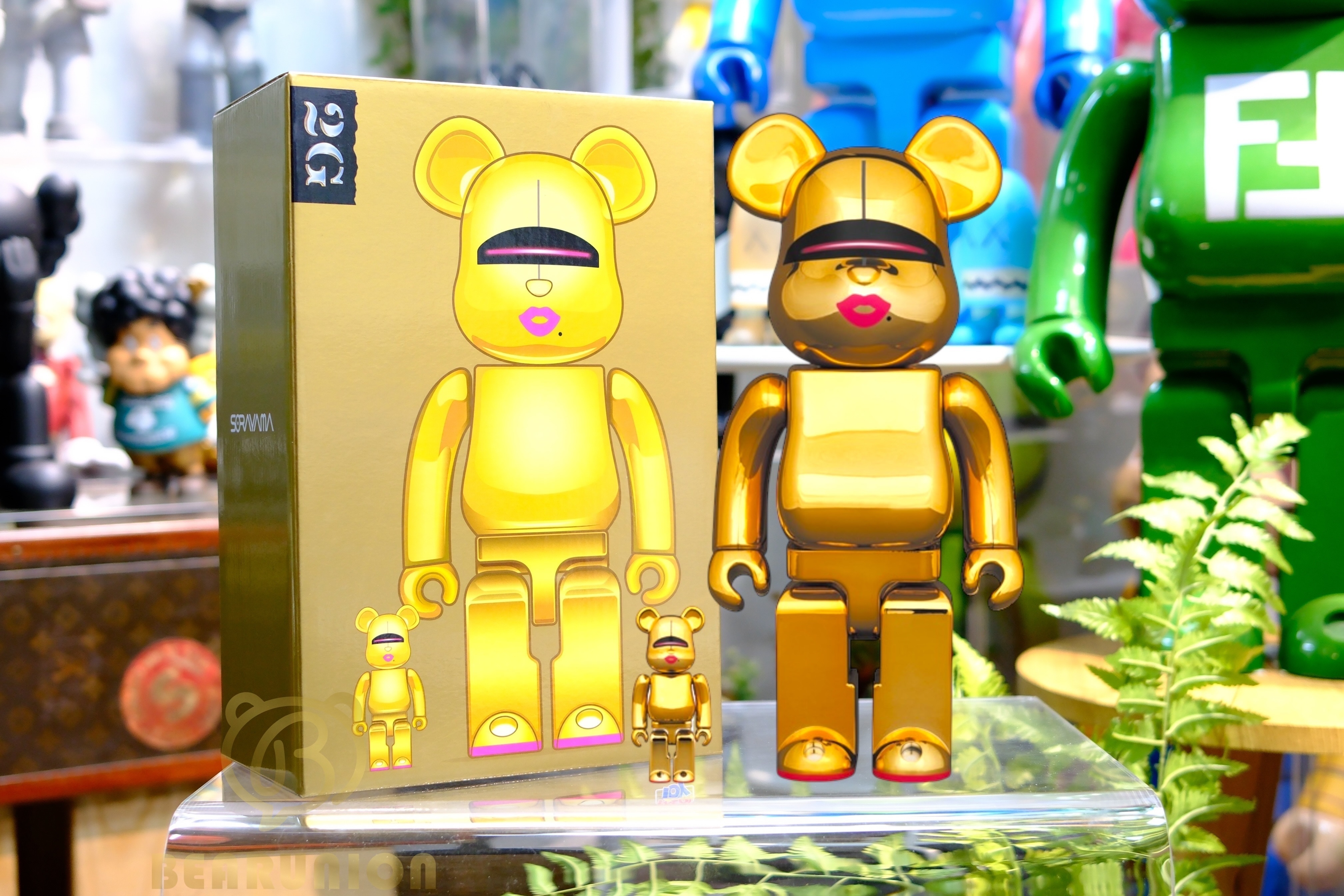 🥇現貨🥇 Bearbrick 400% 100% SORAYAMA 2G GOLD