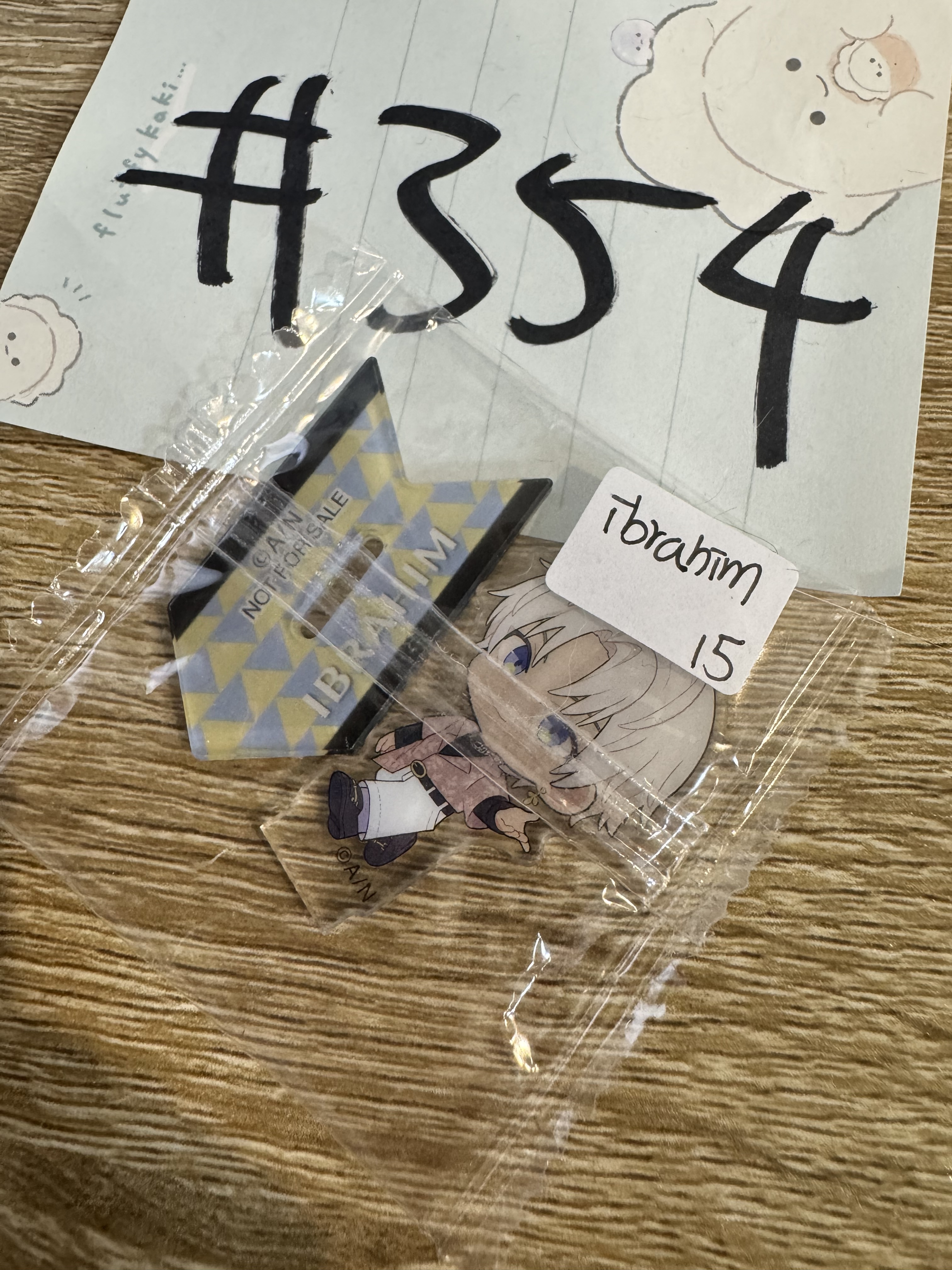 彩虹社 IBRAHIM 立牌#354