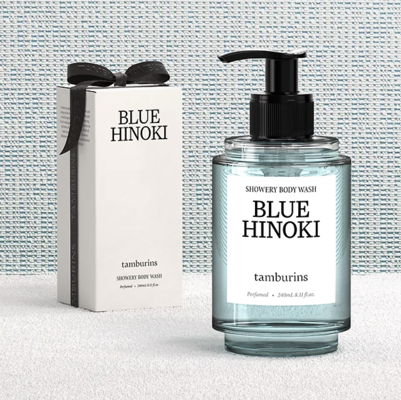 [GIFT WRAP] Tamburins Showery Body Wash 240ml - BLUE HINOKI