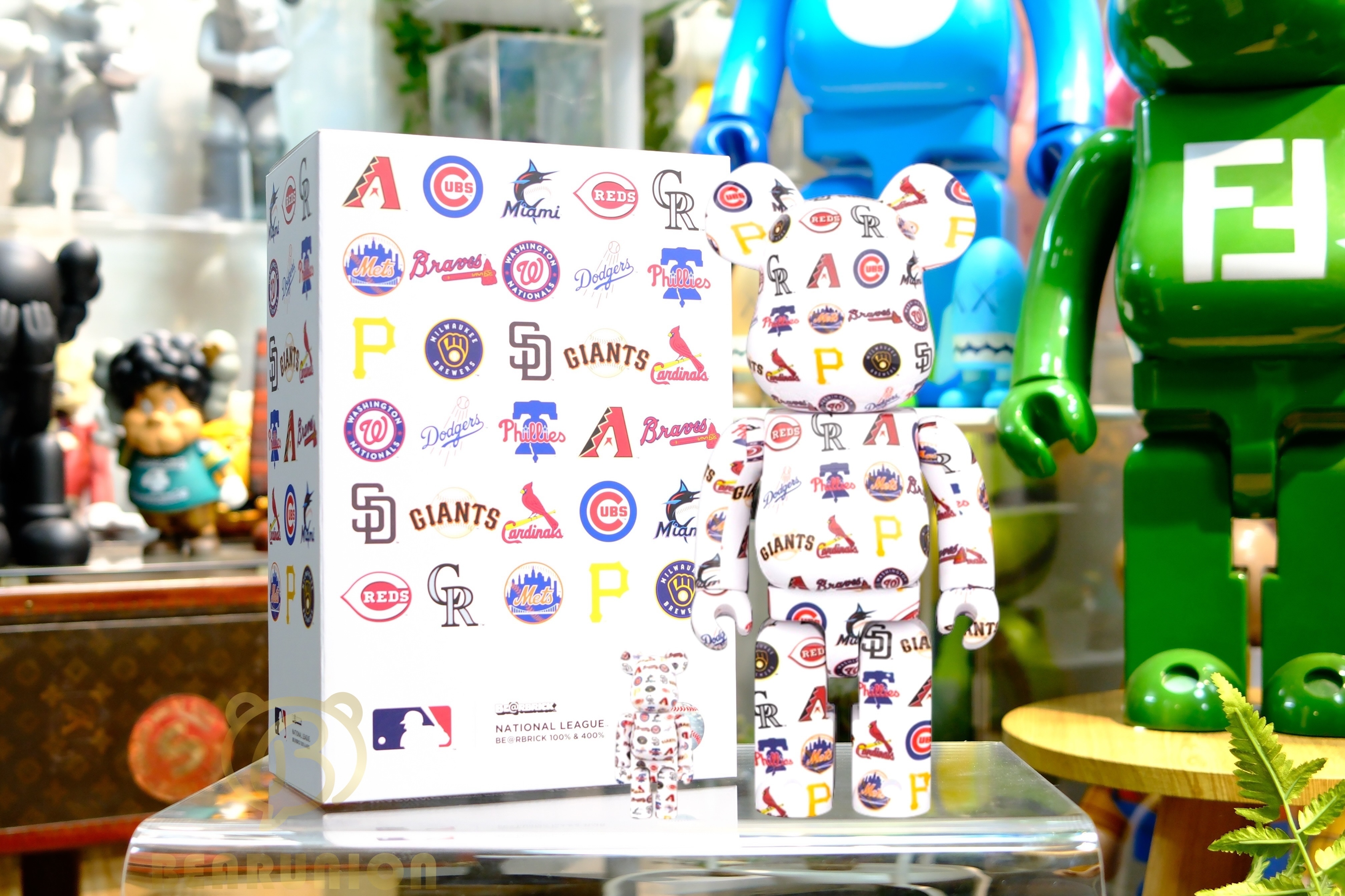 🥇現貨🥇Bearbrick 400% 100% MLB NATIONAL LEAGUE