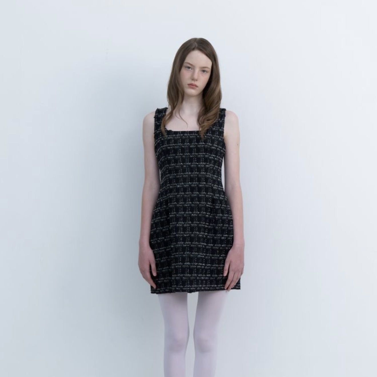 [AMIDI] TULIP TWEED DRESS