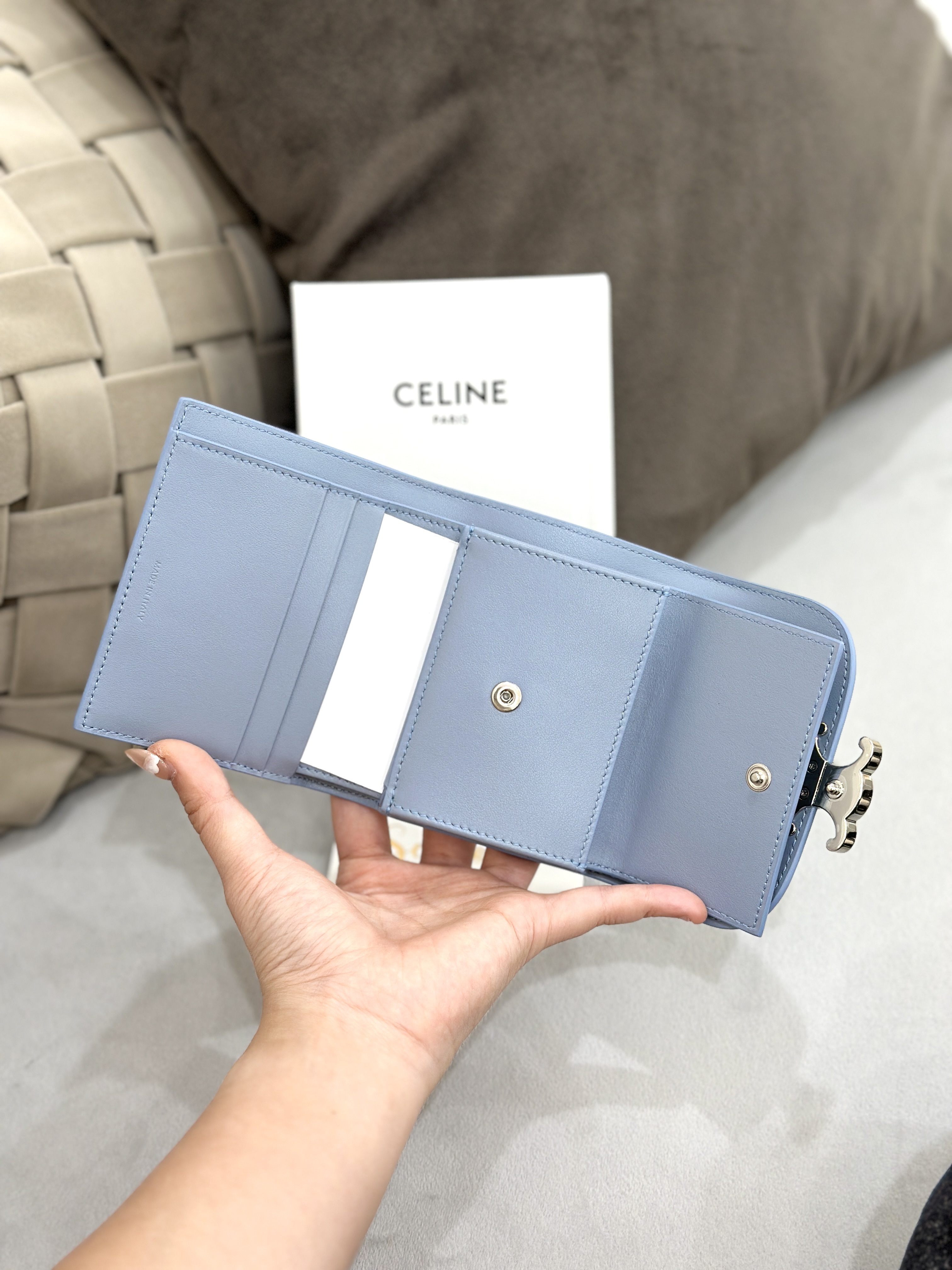 CELINE Triomphe Small Flap Wallet