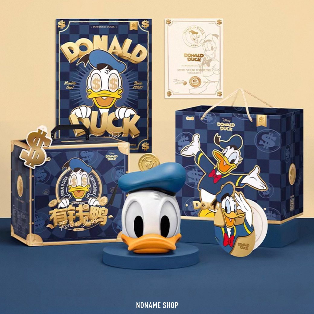 迪士尼 正版授權 唐老鴨 有錢鴨 擺件 小夜燈 夜燈 禮物