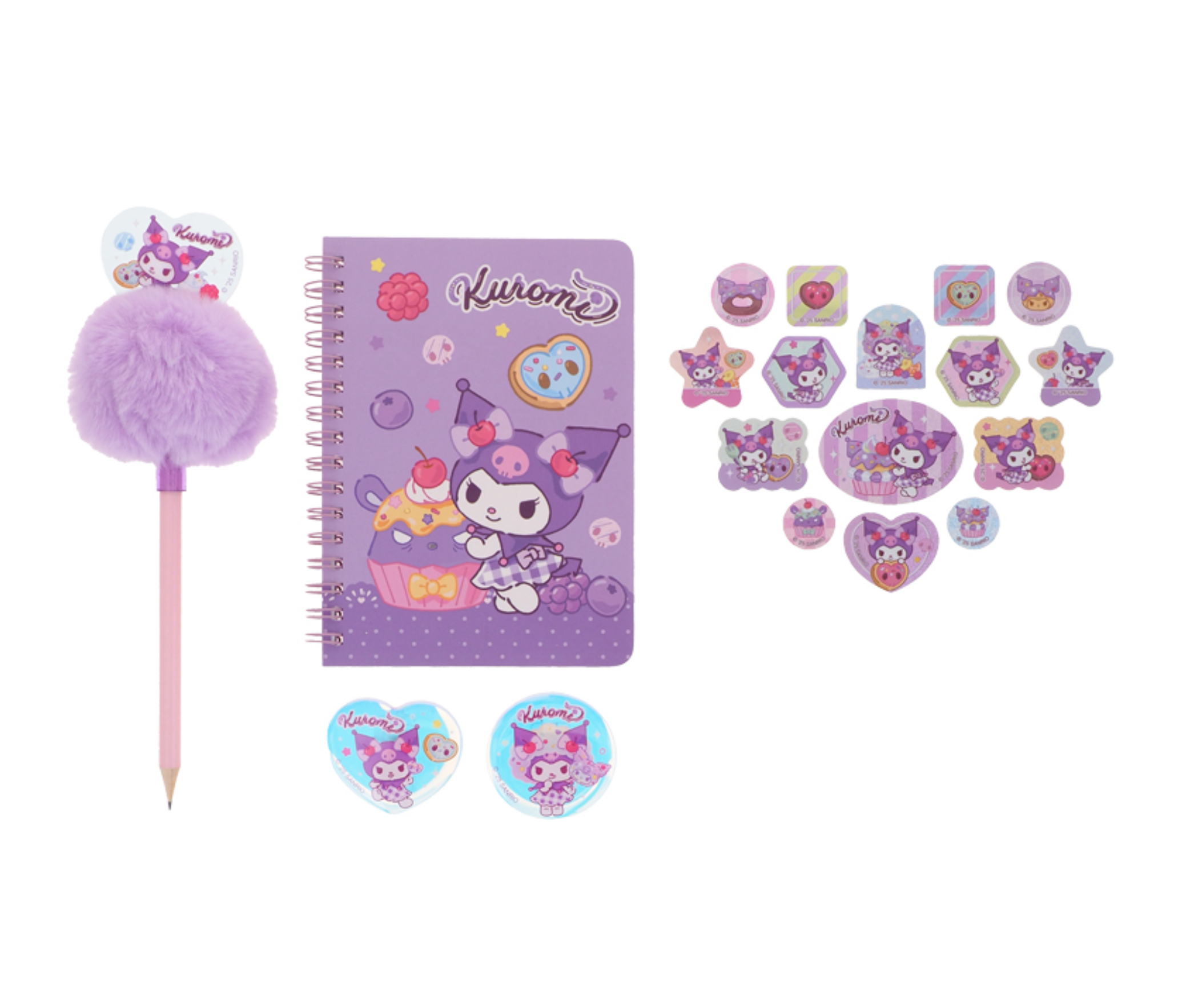 Kuromi 手挽盒文具套裝 9-8587-2