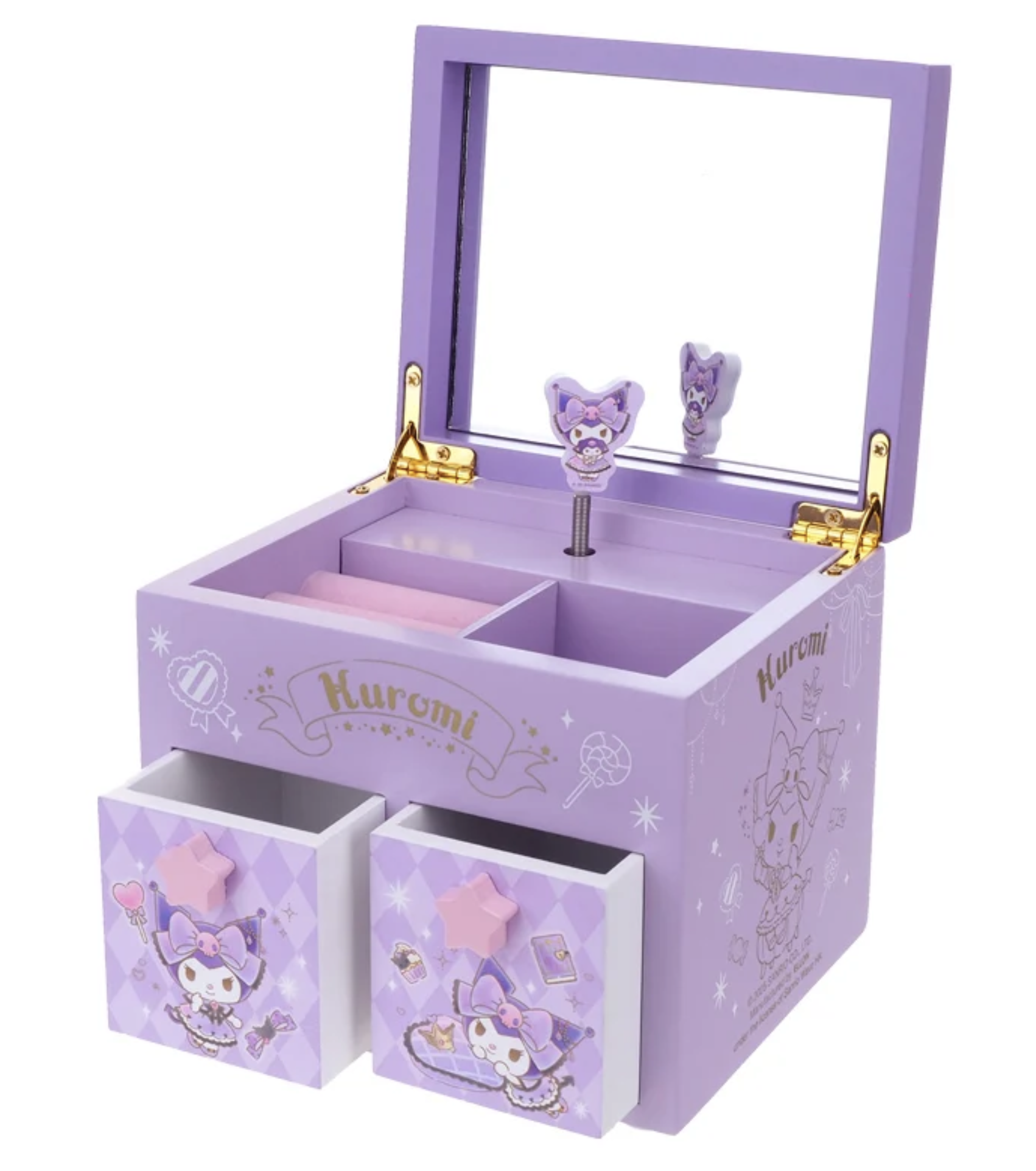 Kuromi 木製音樂首飾盒 9-6828-3