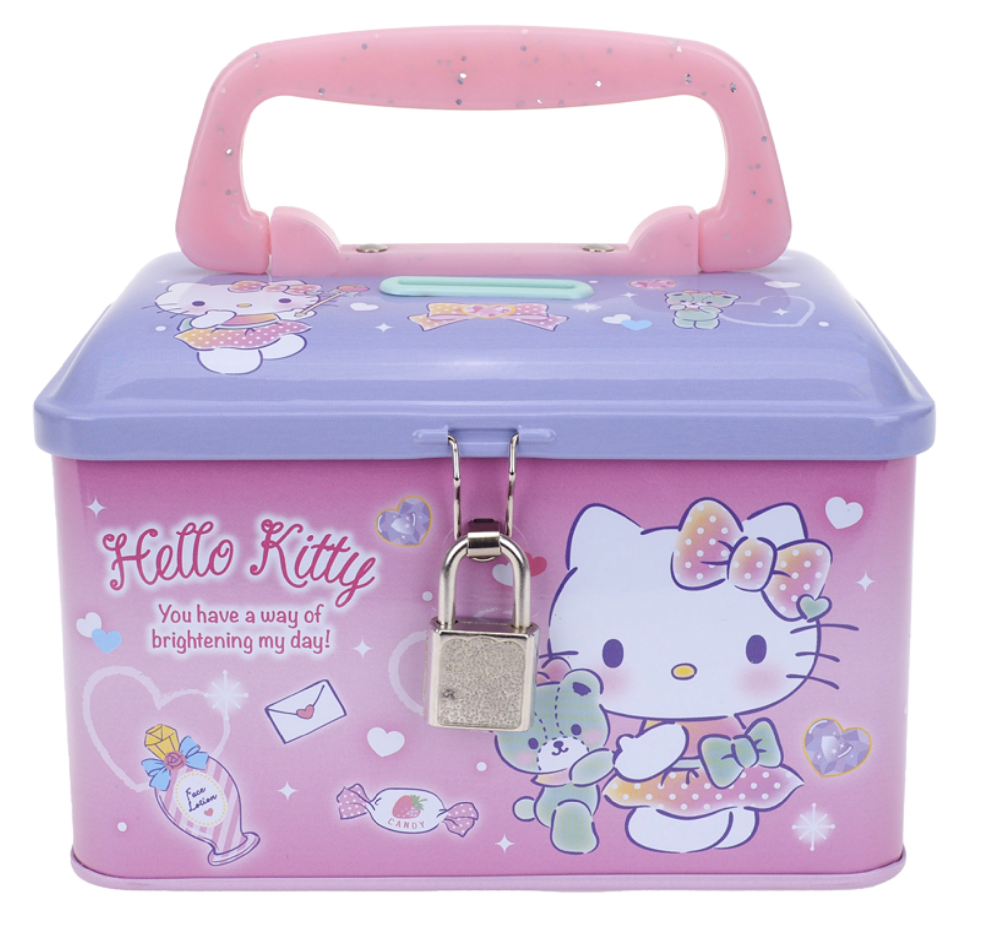 Hello Kitty 手挽式鐵盒錢箱 9-4886-52
